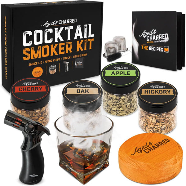 Aged & Charred | The Ultimate Whiskey Smoker & Cocktail Smoking Kit