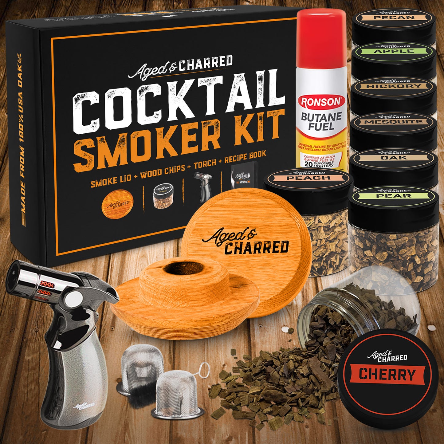 Kit para ahumar cócteles Smoke Top