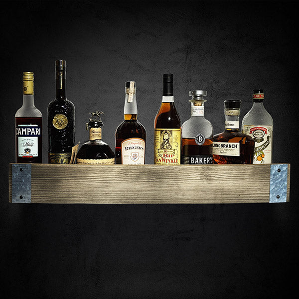 Barrel Stave Wall Shelf